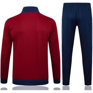 Mens Arsenal Jacket + Pants Training Suit Burgundy 2025/26