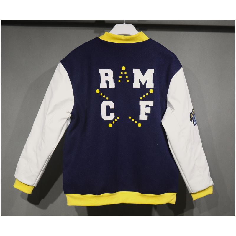Mens Real Madrid adidas Originals Varsity Jacket Navy 2025