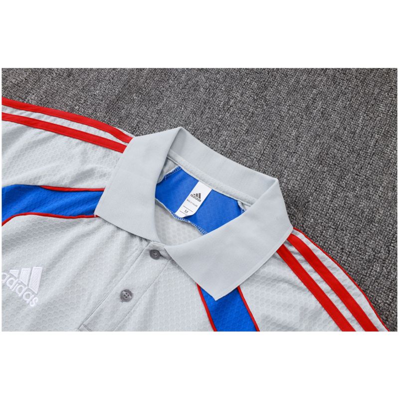 Mens Bayern Munich Polo Shirt Light Grey 2025/26-cheap jerseys