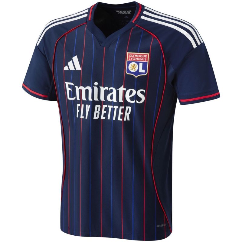 Herren Olympique Lyonnais Auswärts-Trikot 2025/26-günstige Trikots