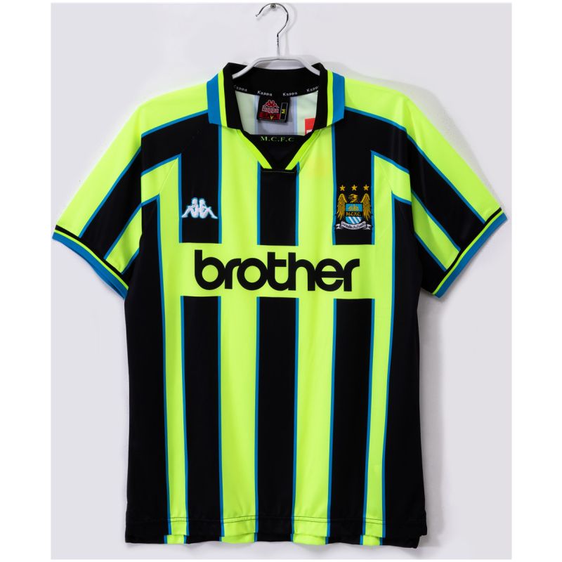 Männer Manchester City Retro Auswärtstrikot 1998/99