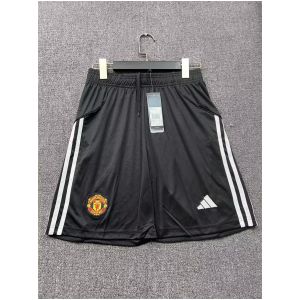 Herren Manchester United Heimkurze Schwarz 2025/26-günstige Trikots