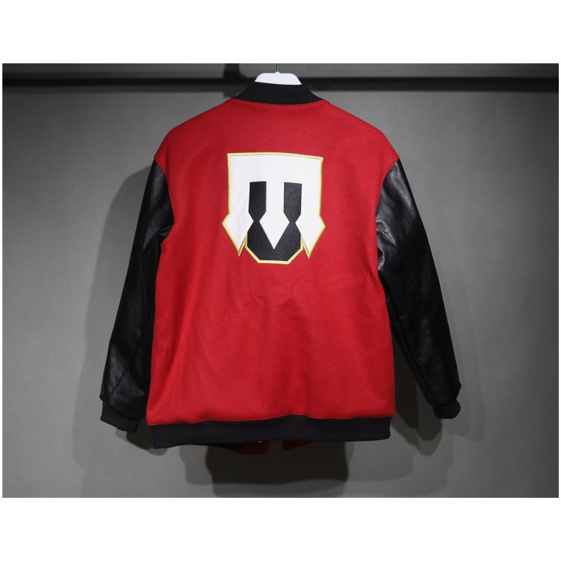 Mens Manchester United adidas Originals Varsity Jacket Red 2025