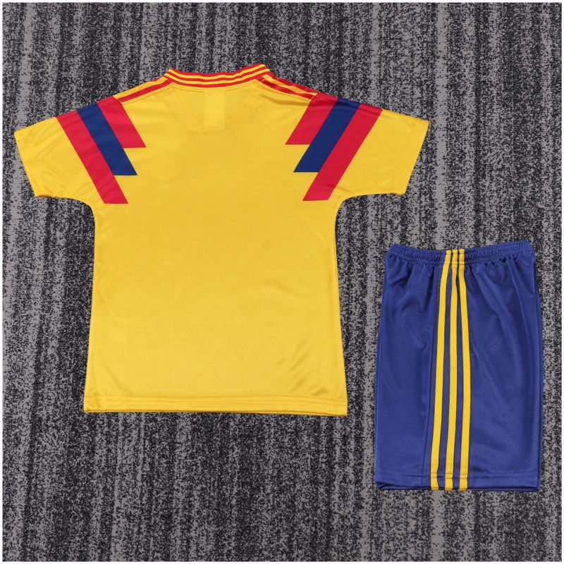 Kids Retro Colombia Home Jersey 1990