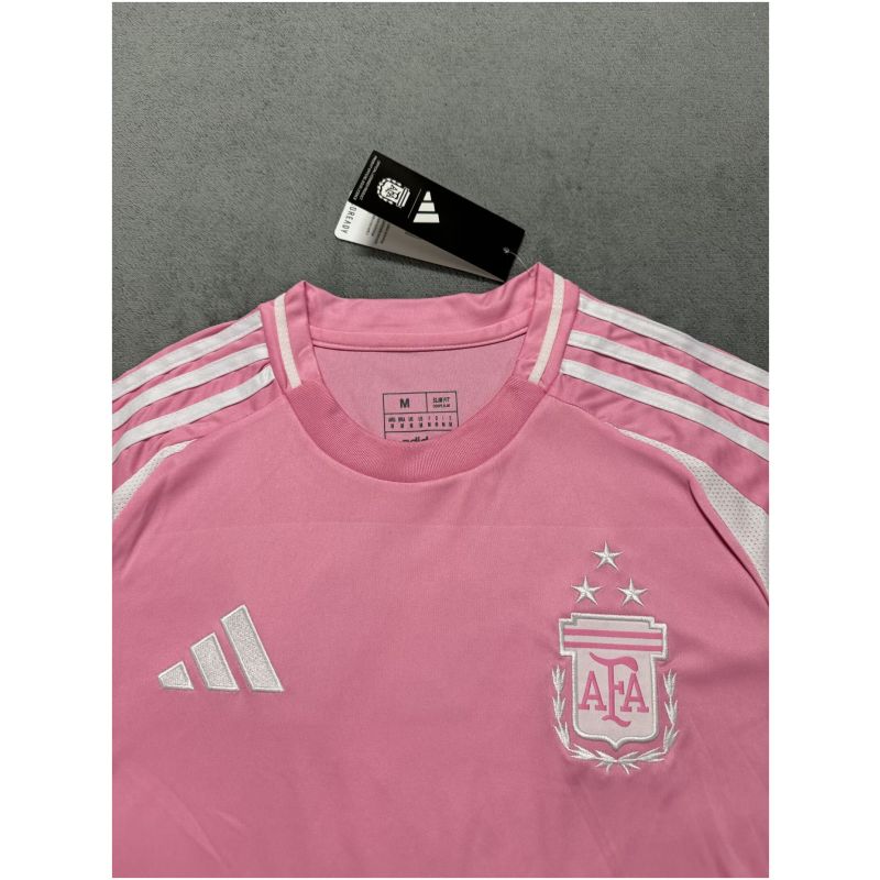 Mens Argentina Short Training Pink Jersey 2025