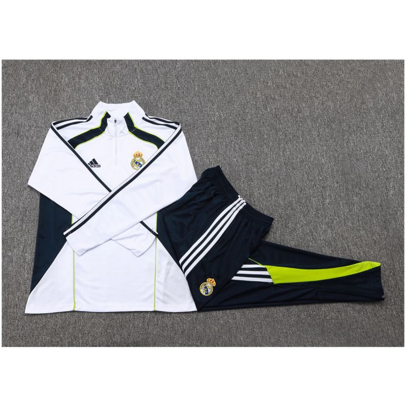 Kids Real Madrid Training Suit White 2025/26