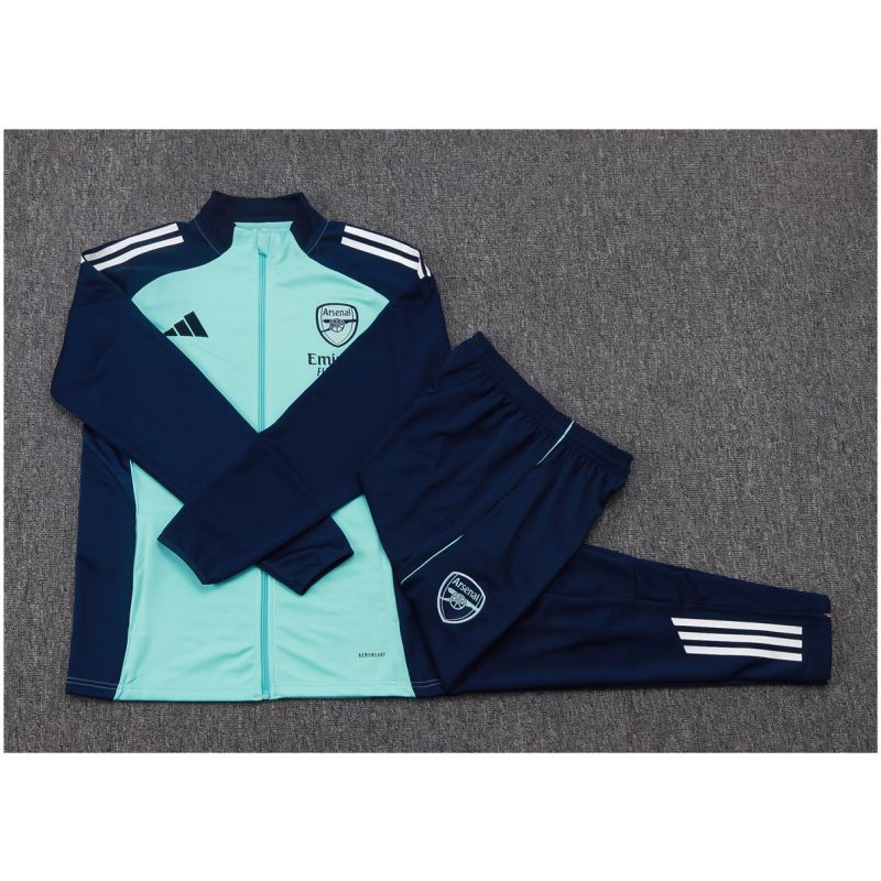 Kids Arsenal Jacket + Pants Training Suit Green 2025/26