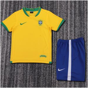 Kids Retro Brazil Home Jersey 2006