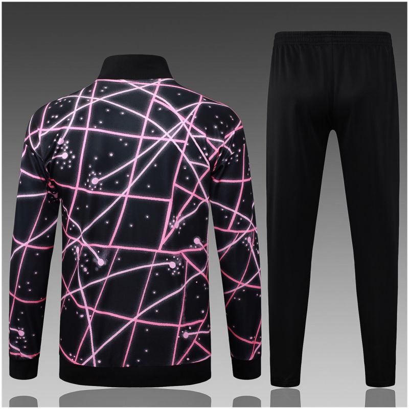 Kinder PSG x Jordan Trainingsanzug Jacke + Hose Schwarz 2025/26-günstige Trikots