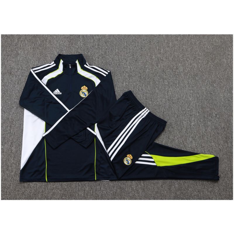 Kids Real Madrid Training Suit Royal – White 2025/26