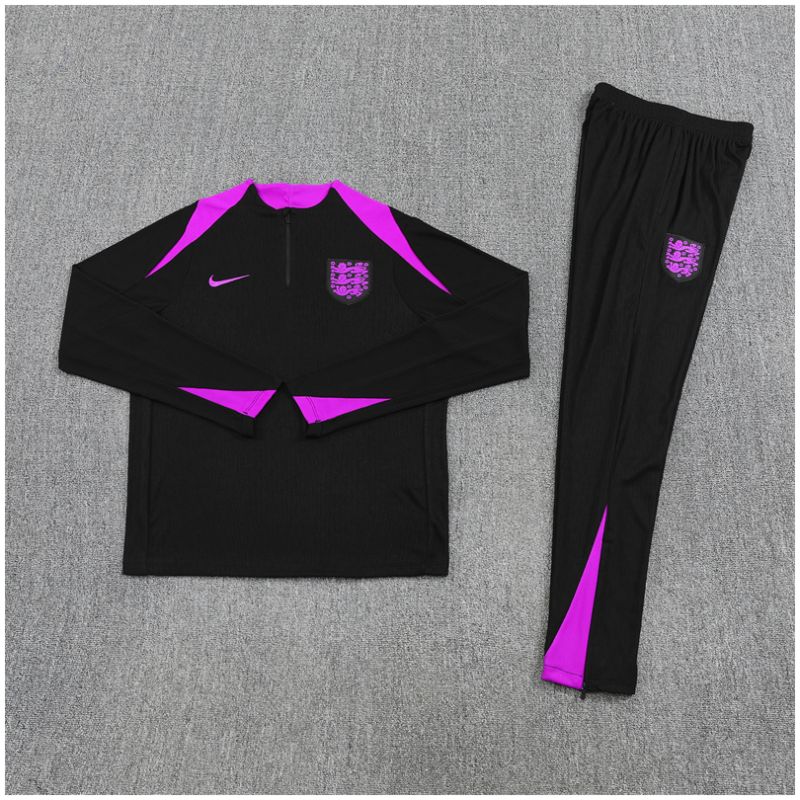 Kids England Training Suit Black 2025