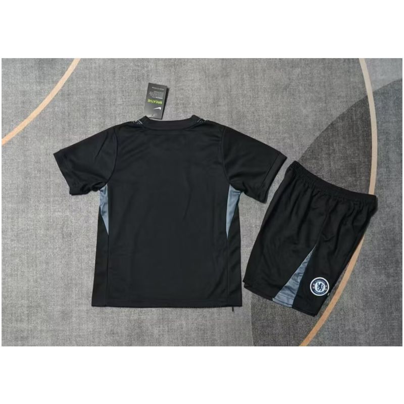Kids Chelsea Goalkeeper Black Jersey 2025/26