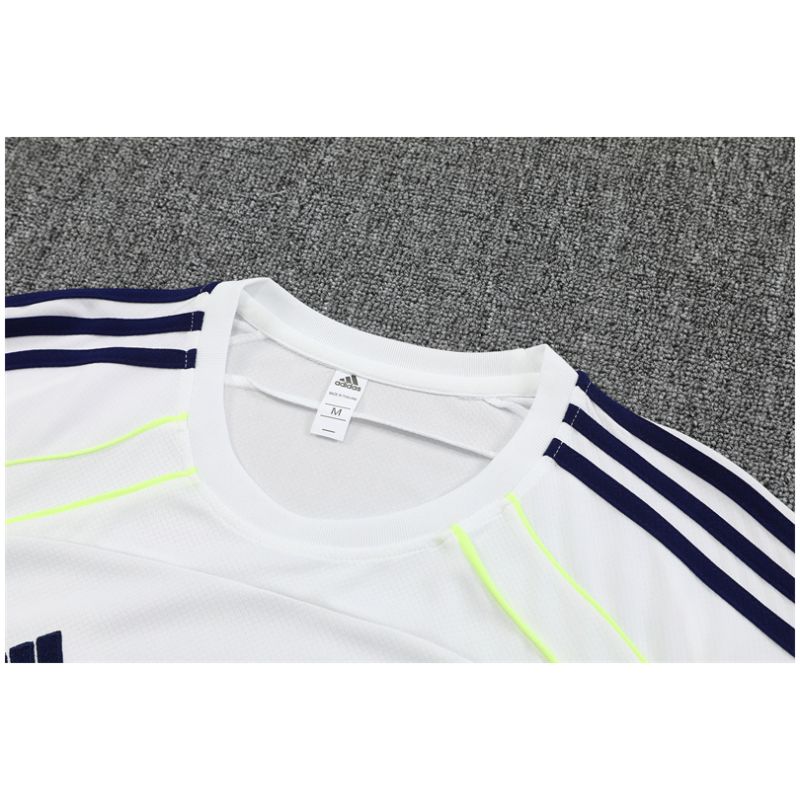 Mens Real Madrid Short Training Suit White 2025/26