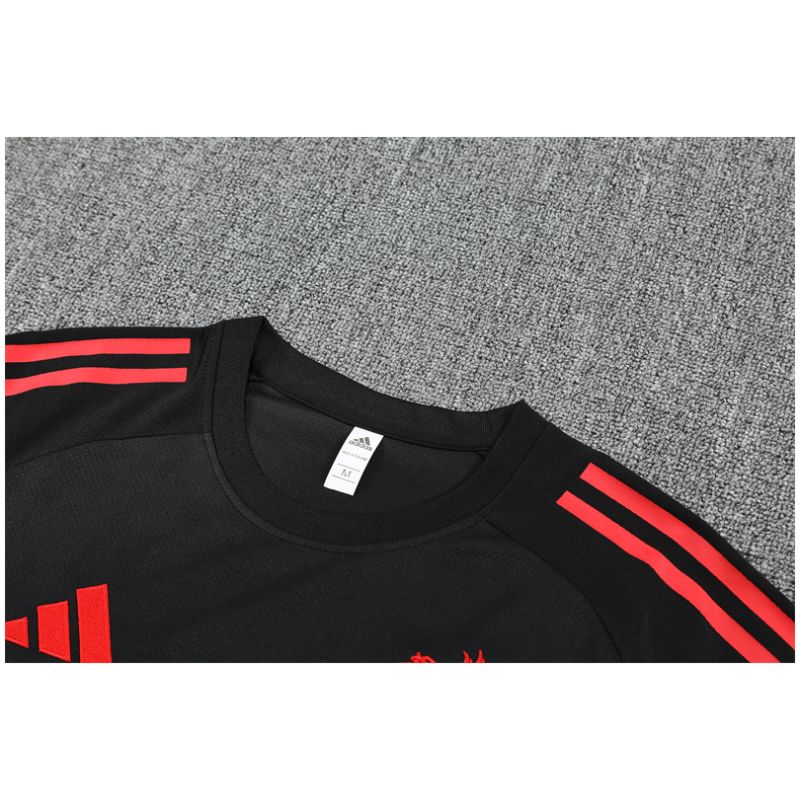 Mens Liverpool Short Training Suit Black 2025/26-cheap jerseys