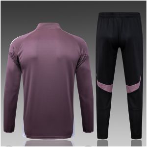 Kinder Manchester United Trainingsanzug Purlish Grey 2025/26-günstige Trikots