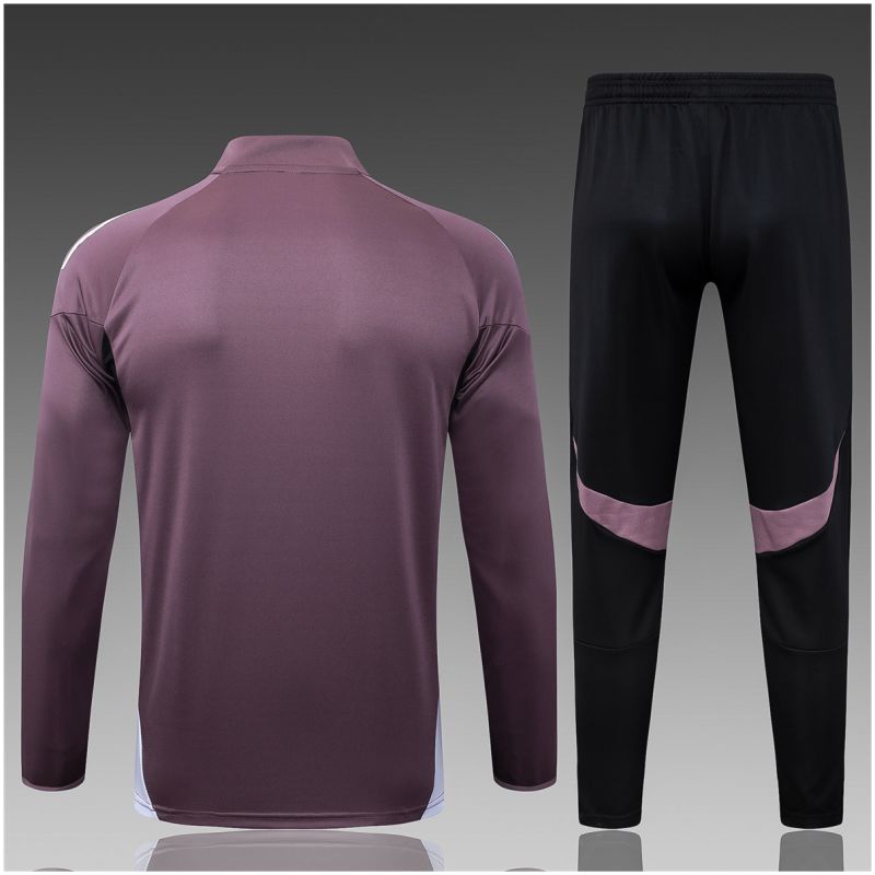 Kids Manchester United Training Suit Purlish Grey 2025/26-cheap jerseys
