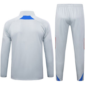 Kids Bayern Munich Training Suit Light Grey 2025/26