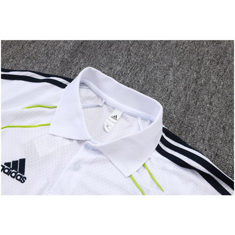 Mens Real Madrid Polo Shirt White 2025/26