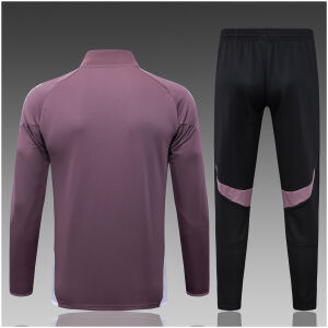 Kids Manchester United Jacket + Pants Training Suit Purlish Grey 2025/26