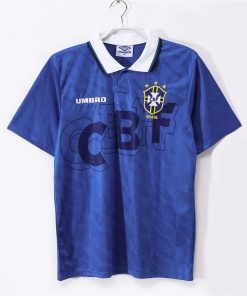 Mens Brazil Retro Away Jersey 1993