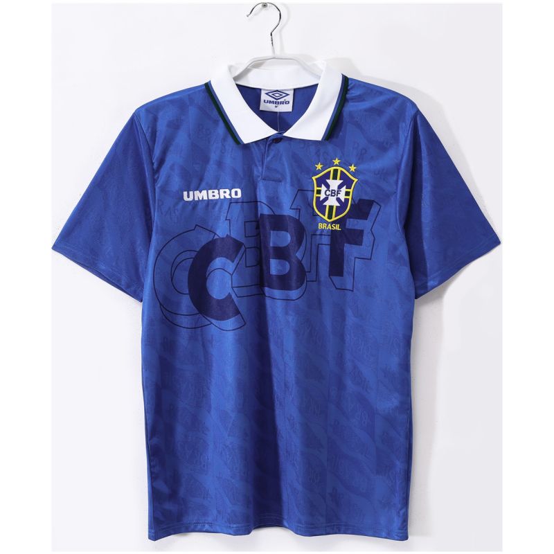 Mens Brazil Retro Away Jersey 1993