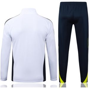 Männer Real Madrid Trainingsanzug Jacke + Hose Weiß 2025/26-günstige Trikots