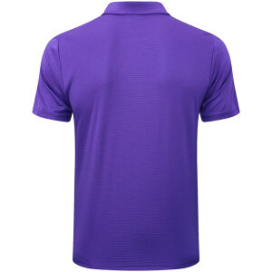 Mens Real Madrid Polo Shirt Purple 2025/26