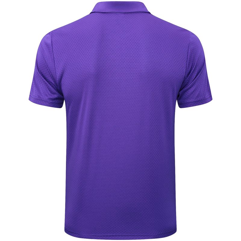 Mens Real Madrid Polo Shirt Purple 2025/26
