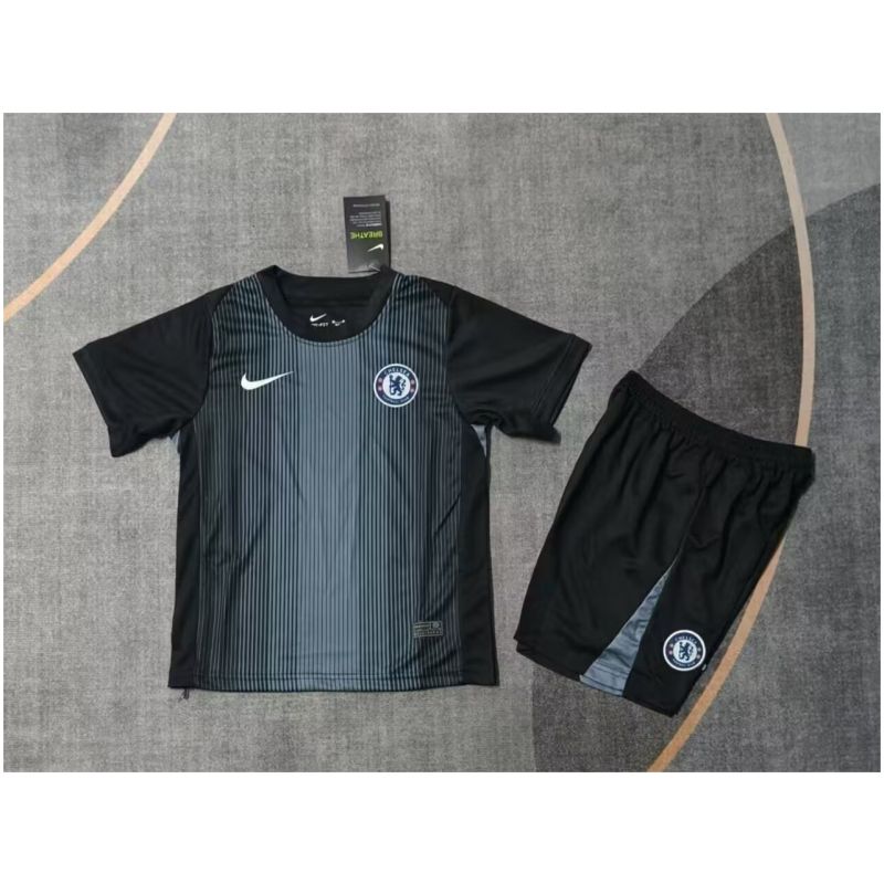 Kids Chelsea Goalkeeper Black Jersey 2025/26
