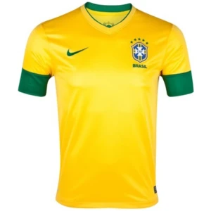 Mens Brazil Retro Home Jersey 2012/13