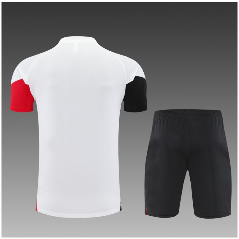 Kids Ajax Short Training Suit White 2025/26