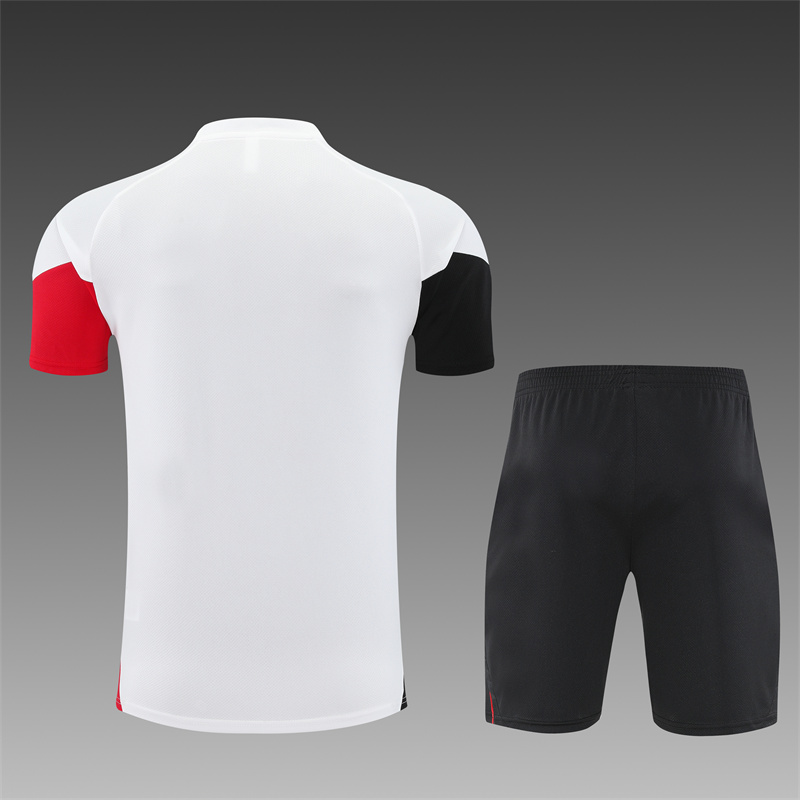 Kids Ajax Short Training Suit White 2025/26