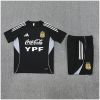 Kids Argentina Short Training Suit Black 2025