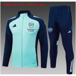 Kids Arsenal Jacket + Pants Training Suit Green 2025/26