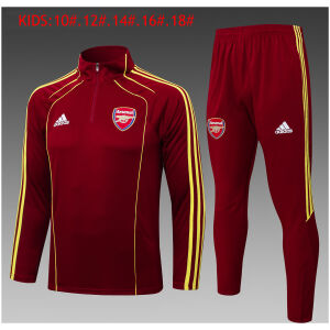 Kids Arsenal Training Suit Burgundy 2025/26