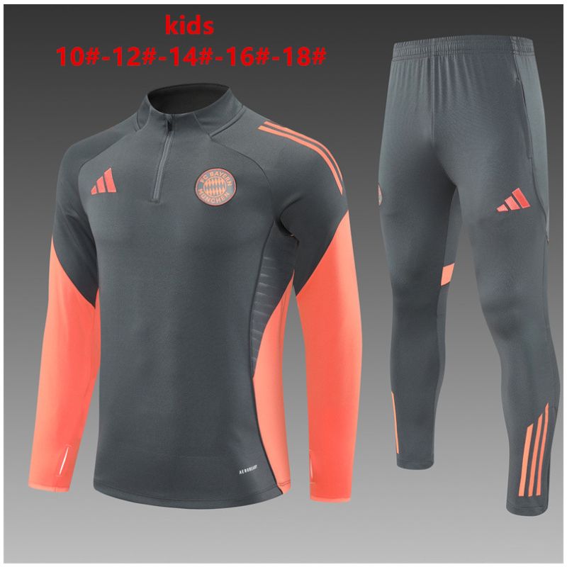 Kids Bayern Munich Training Suit Grey 2025/26