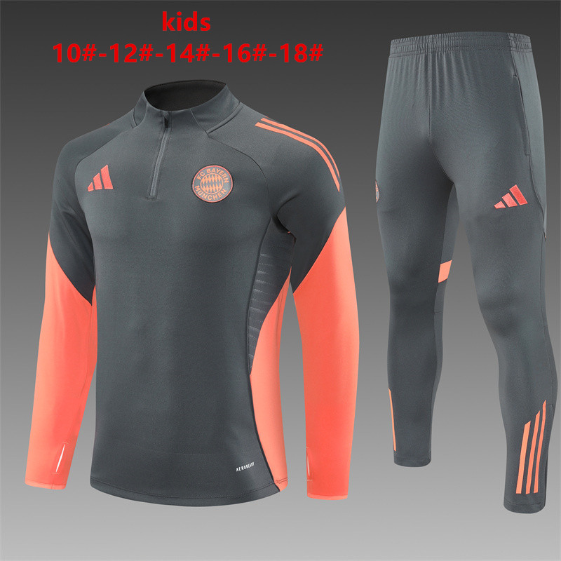 Kids Bayern Munich Training Suit Grey 2025/26