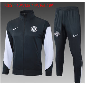 Kids Chelsea Jacket + Pants Training Suit Dark Grey 2025/26