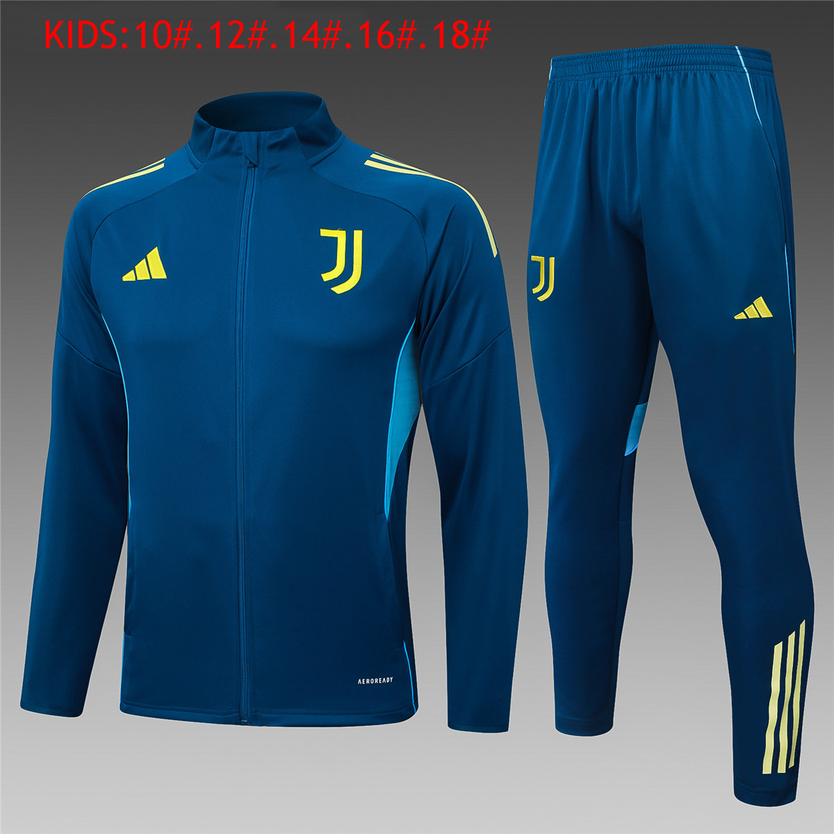 Kids Juventus Jacket + Pants Training Suit Navy 2025/26