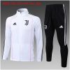Kinder Juventus Jacke + Hose Trainingsanzug Weiß 2025/26-günstige Trikots