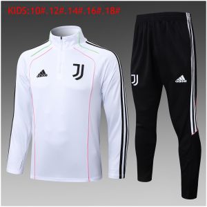 Kinder Juventus Trainingsanzug Weiß 2025/26-günstige Trikots