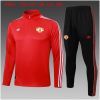 Kids Manchester United Training Suit Red 2025/26
