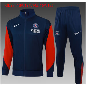 Kids PSG Jacket + Pants Training Suit Navy 2025/26