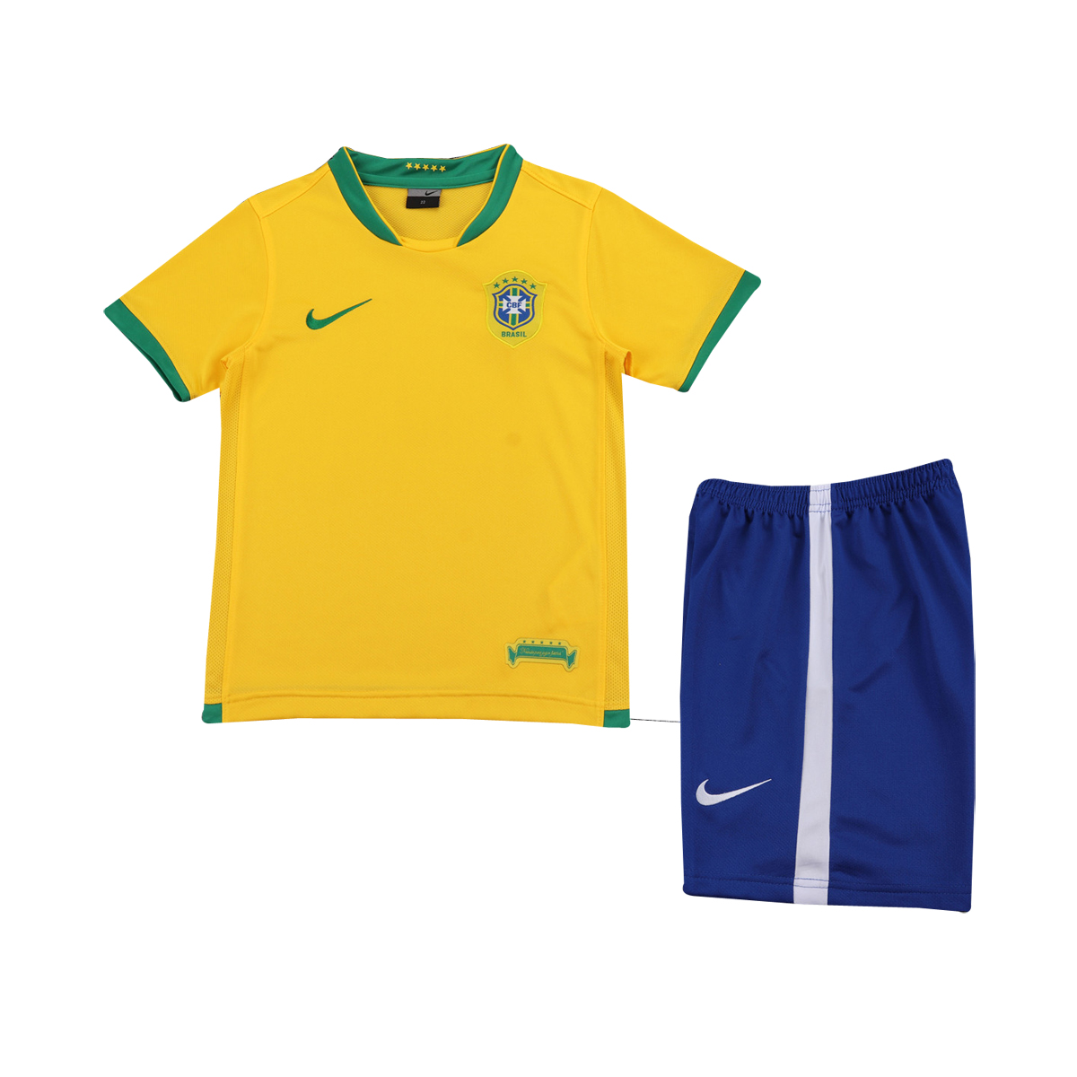Kids Retro Brazil Home Jersey 2006