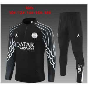 Kids x Jordan PSG Training Suit Black 2025/26