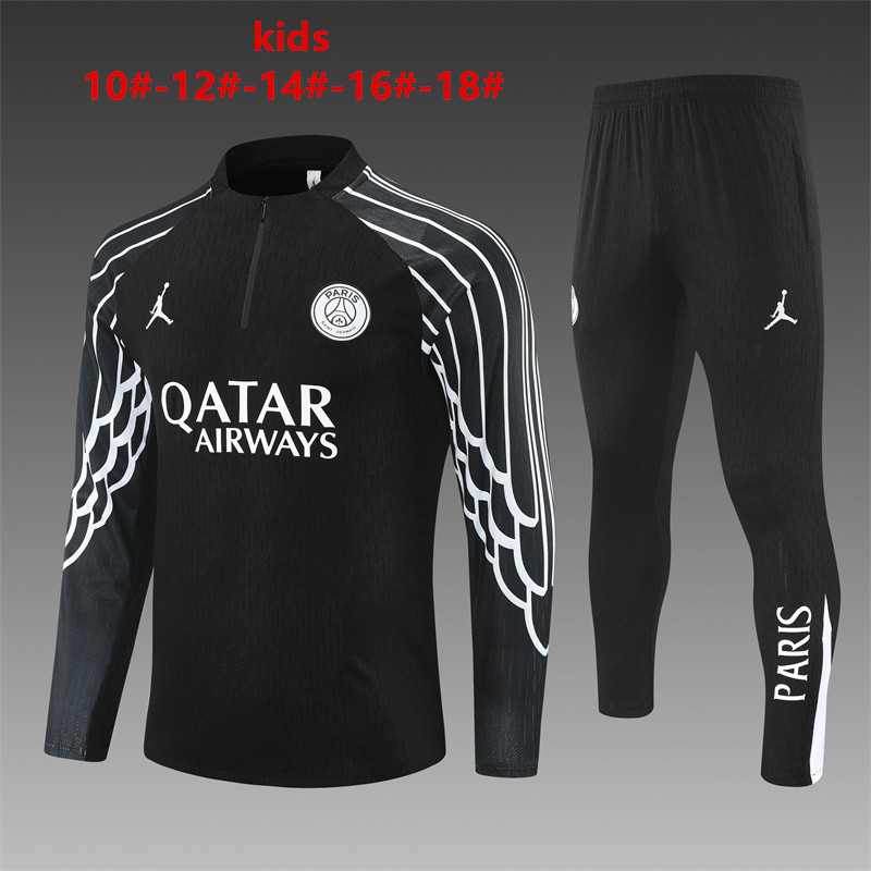 Kids x Jordan PSG Training Suit Black 2025/26