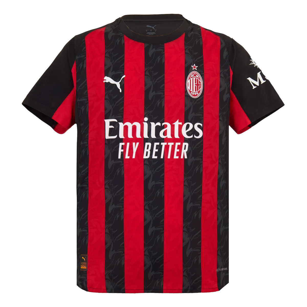 Mens AC Milan Home Authentic Jersey 2025/26 – Match