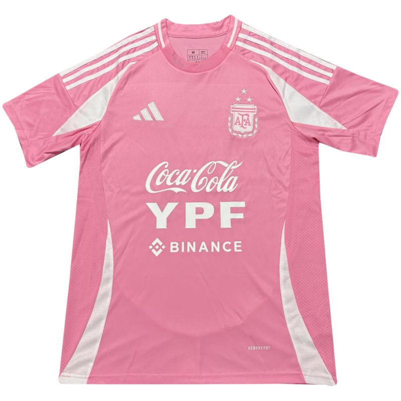 Mens Argentina Short Training Pink Jersey 2025