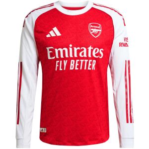 Männer Arsenal Heim Authentisches Trikot Langarm 2025/26 – Match-günstige Trikots