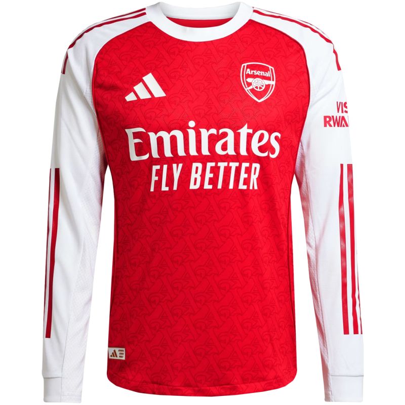 Männer Arsenal Heim Authentisches Trikot Langarm 2025/26 – Match-günstige Trikots